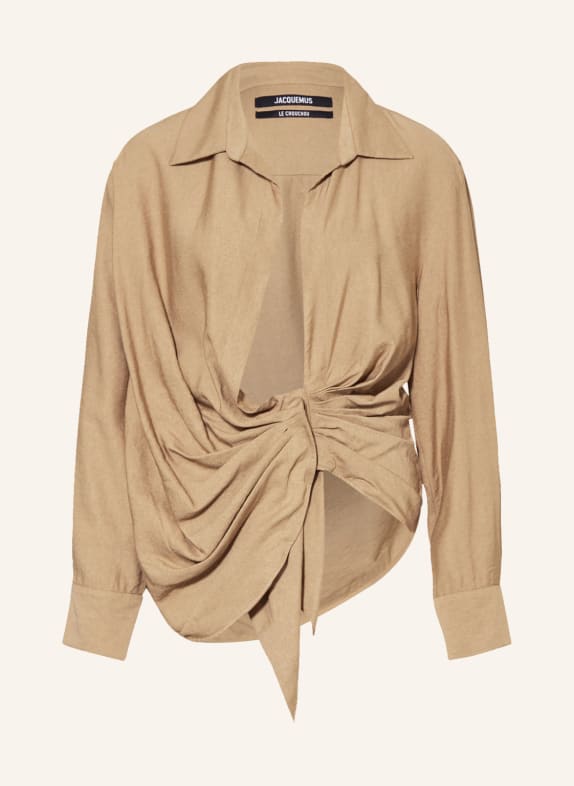 JACQUEMUS Bluse LA CHEMISE BAHIA BEIGE