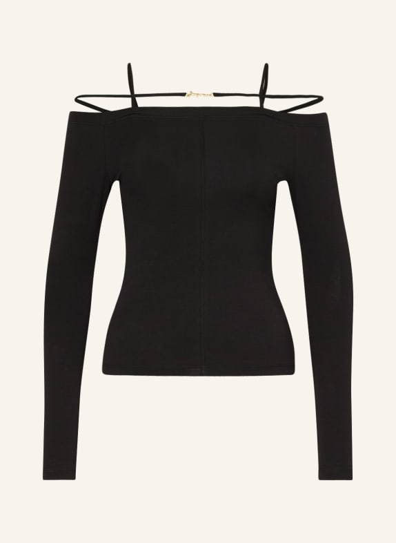 JACQUEMUS Long sleeve shirt LE T-SHIRT SIERRA BLACK