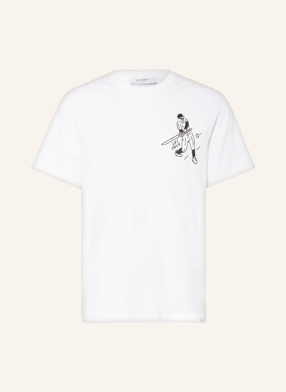 LES DEUX T-shirt AMETORA WHITE/ BLACK