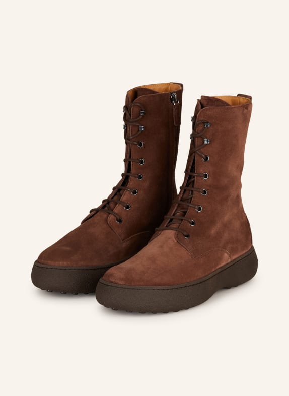 TOD'S Lace-up boots WINTER GOMMINO