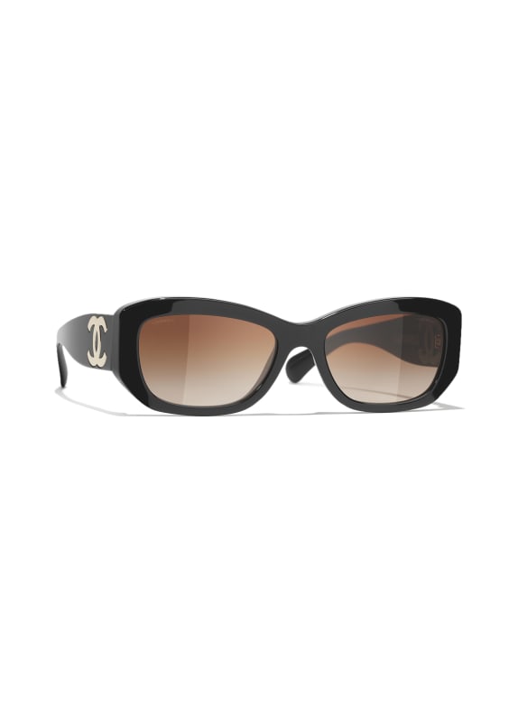 CHANEL Rectangular sunglasses C622S5 - BLACK/BROWN GRADIENT