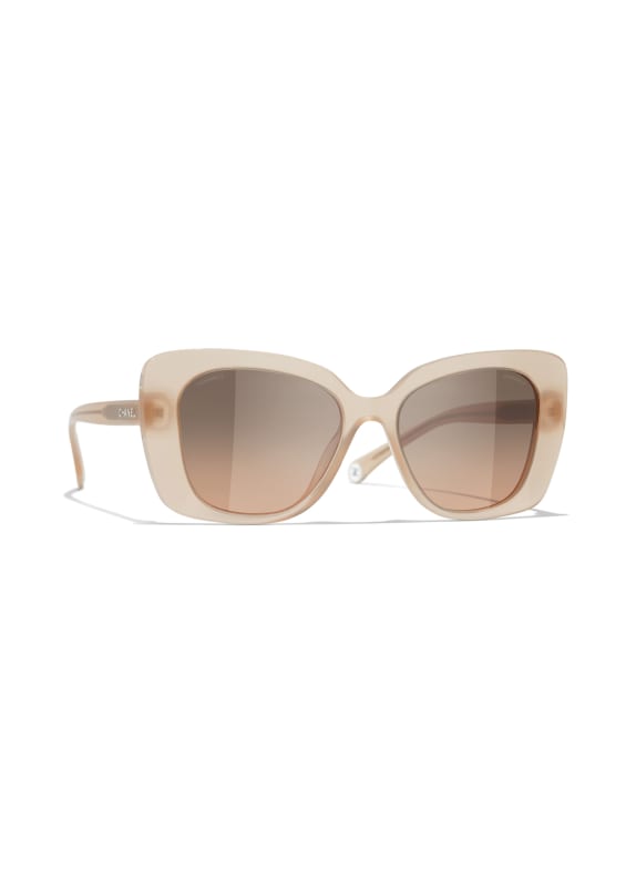 CHANEL Square sunglasses 173143 - BEIGE/ BROWN GRADIENT