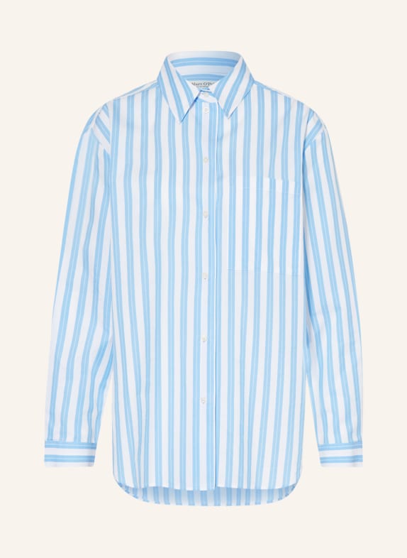 Marc O'Polo Hemdbluse WEISS/ HELLBLAU