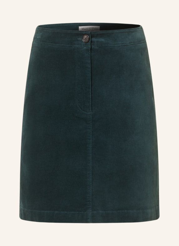 Marc O'Polo Velvet skirt TEAL