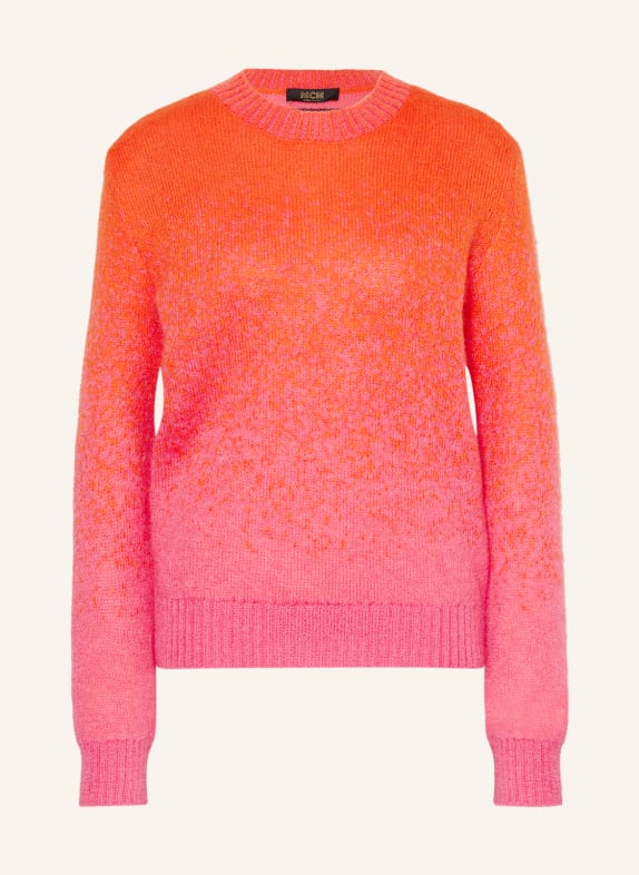 MCM Sweater with mohair ORANGE/ PINK