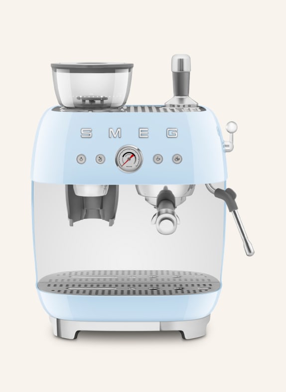 SMEG Espressomaschine ECF03 mit Kaffeemühle HELLBLAU