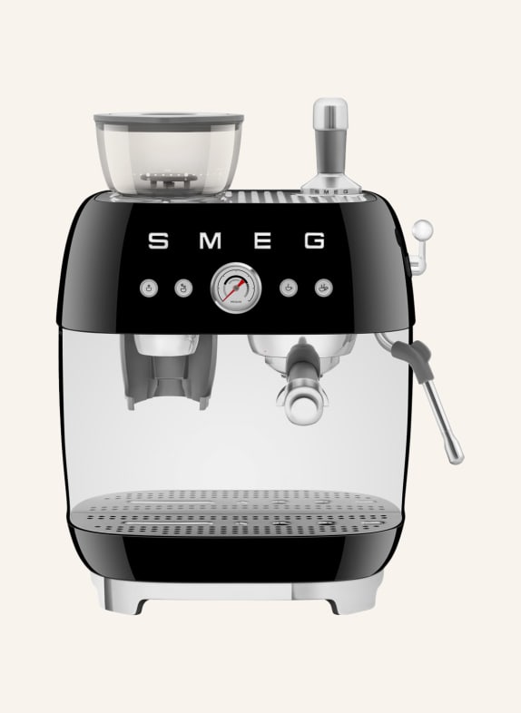 SMEG Espressomaschine ECF03 mit Kaffeemühle SCHWARZ