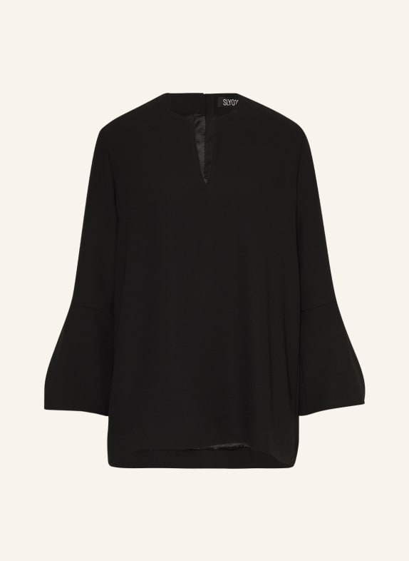 SLY 010 Shirt blouse with 3/4 sleeves BLACK