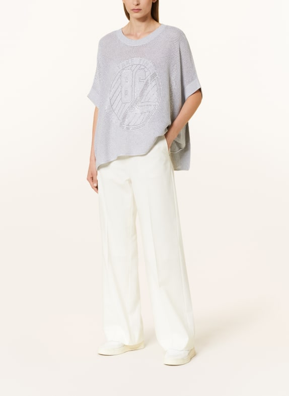 monari Poncho mit Glitzergarn