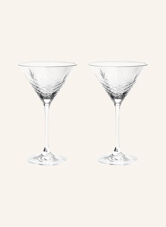 FREDERIK BAGGER Set of 2 cocktail glasses CRISPY COCKTAIL WHITE