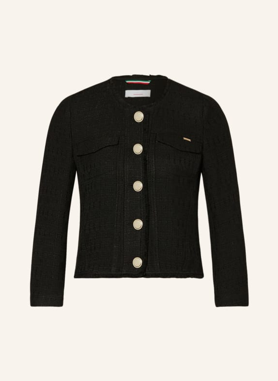 CINQUE Tweed jacket CIBABE BLACK