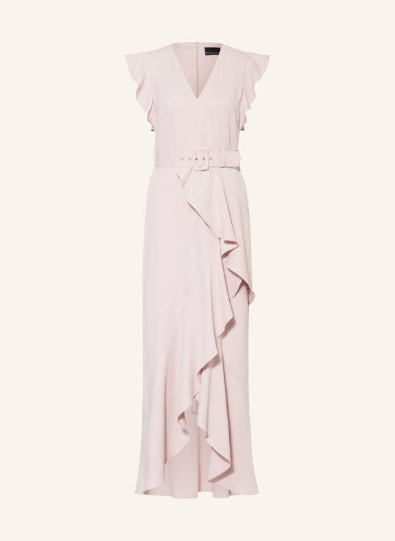 Phase Eight Dress PHOEBE in wrap look with frills LIGHT PINK