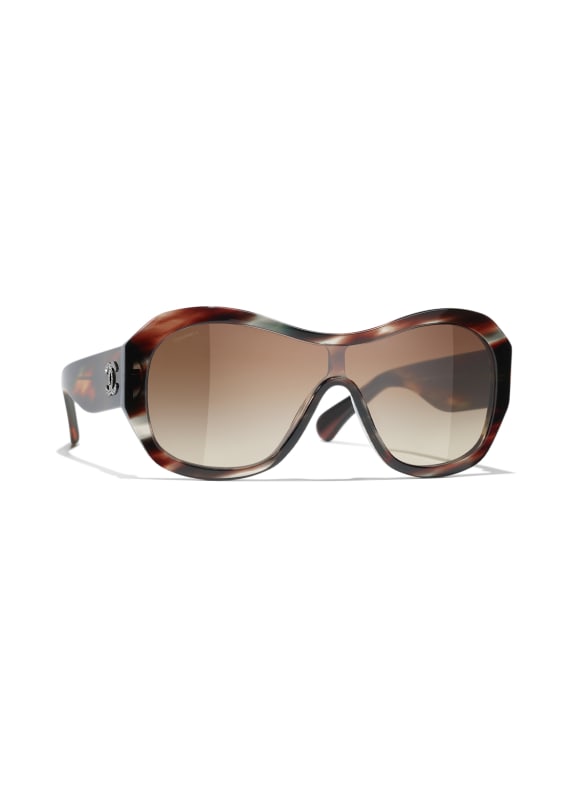 CHANEL Round sunglasses 1727S5 - HAVANA/ BROWN GRADIENT