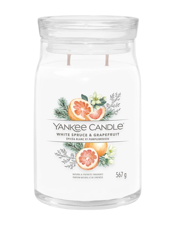 YANKEE CANDLE WHITE SPRUCE & GRAPE