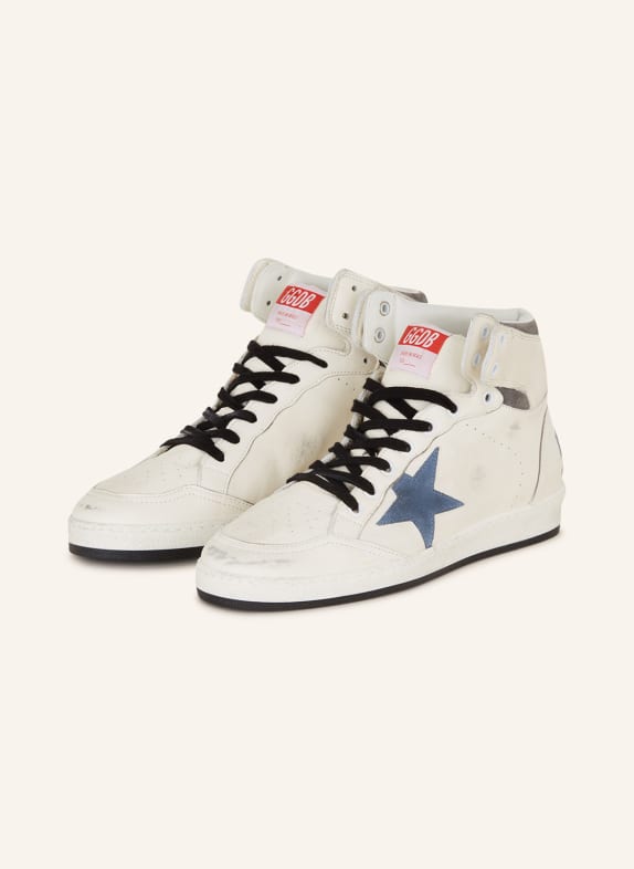 GOLDEN GOOSE High-top sneakers SKY STAR WHITE/ BLUE/ DARK GRAY