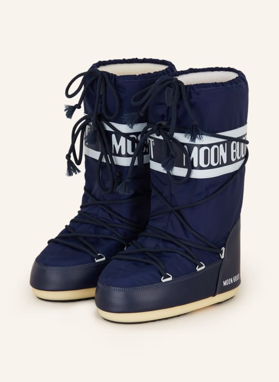 MOON BOOT Moon Boots ICON NYLON DUNKELBLAU