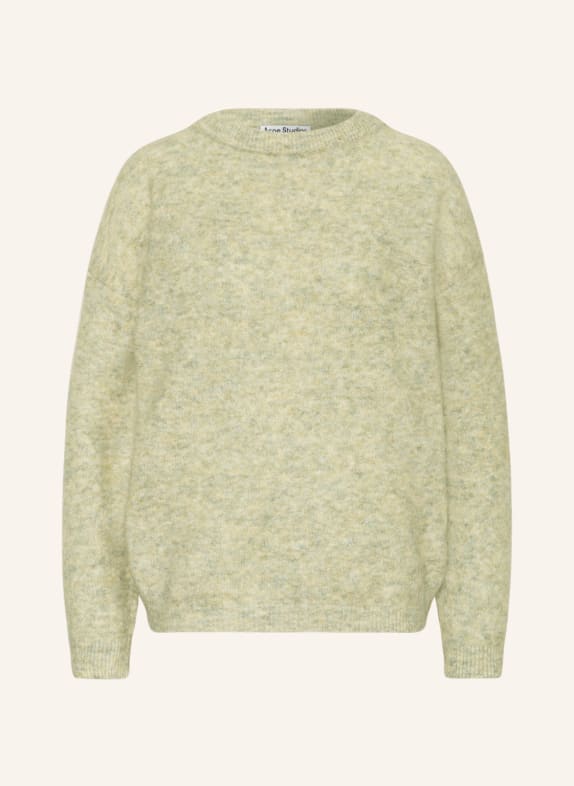 Acne Studios Sweater with mohair LIGHT GREEN