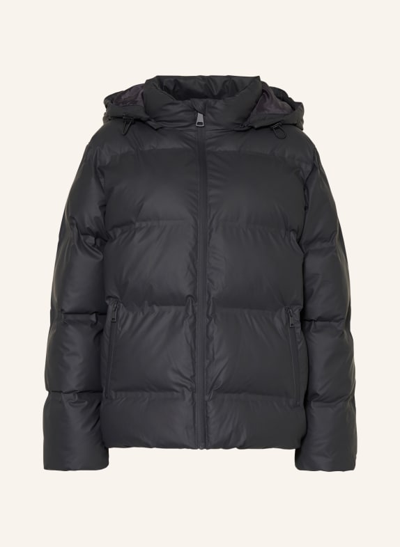NEO NOIR Quilted jacket FOX with removable hood DARK GRAY