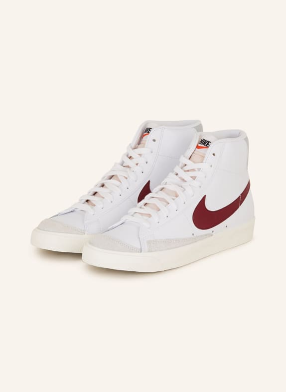 Nike High-top sneakers BLAZER MID '77 WHITE/ DARK RED