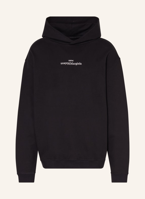 Maison Margiela Oversized hoodie UPSIDE DOWN BLACK