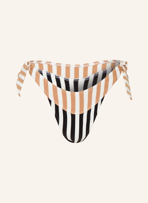 ANDRES SARDA Triangel-Bikini-Hose PERRIAND WEISS/ SCHWARZ/ COGNAC