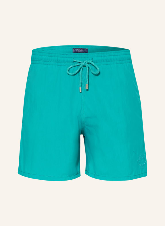VILEBREQUIN Swim shorts MOOREA with water-activated print MINT