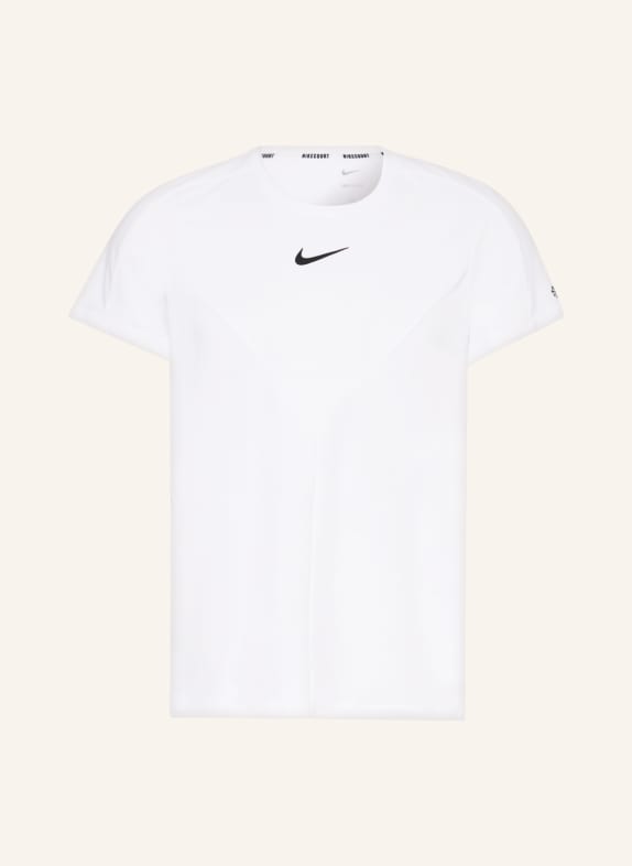 Nike T-shirt NIKECOURT DRI-FIT SLAM BIAŁY