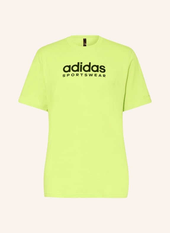 adidas T-Shirt ALL SZN NEONGELB/ SCHWARZ