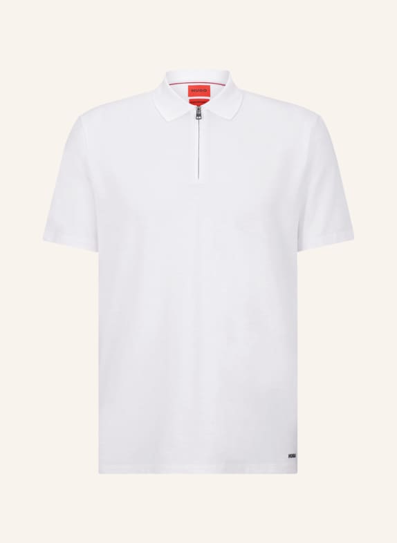 HUGO Jersey-Poloshirt DEKOK WEISS