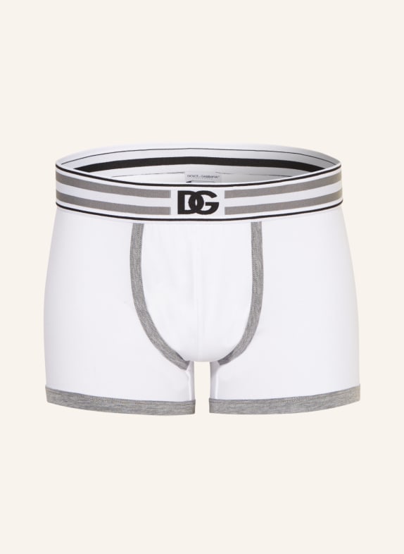DOLCE & GABBANA Boxer shorts WHITE/ GRAY