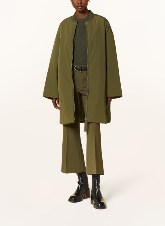 CLOSED Oversized bomber jacket OLIVE