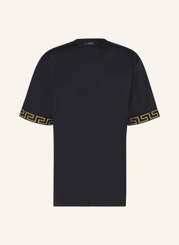VERSACE T-Shirt SCHWARZ/ GOLD