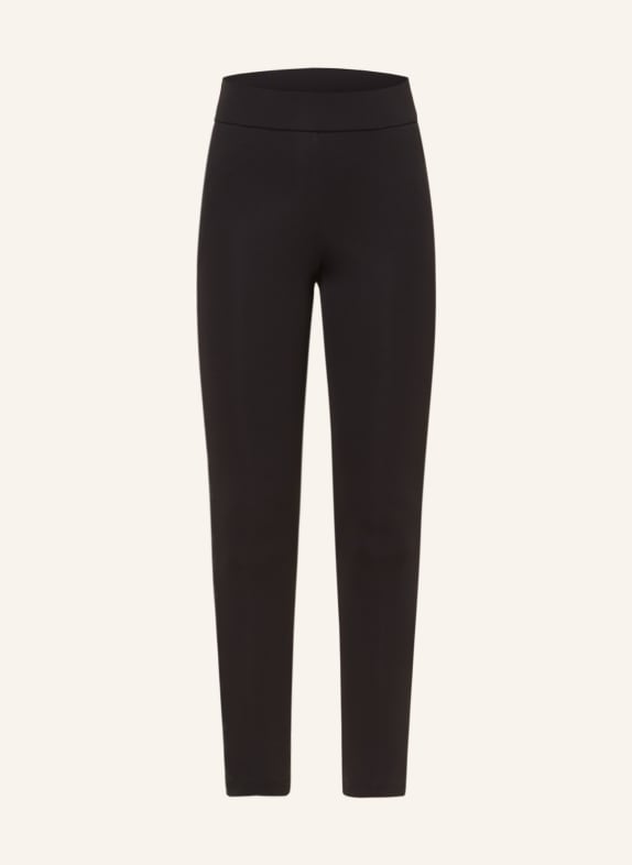 ULLI EHRLICH SPORTALM Leggings mit Galonstreifen SCHWARZ
