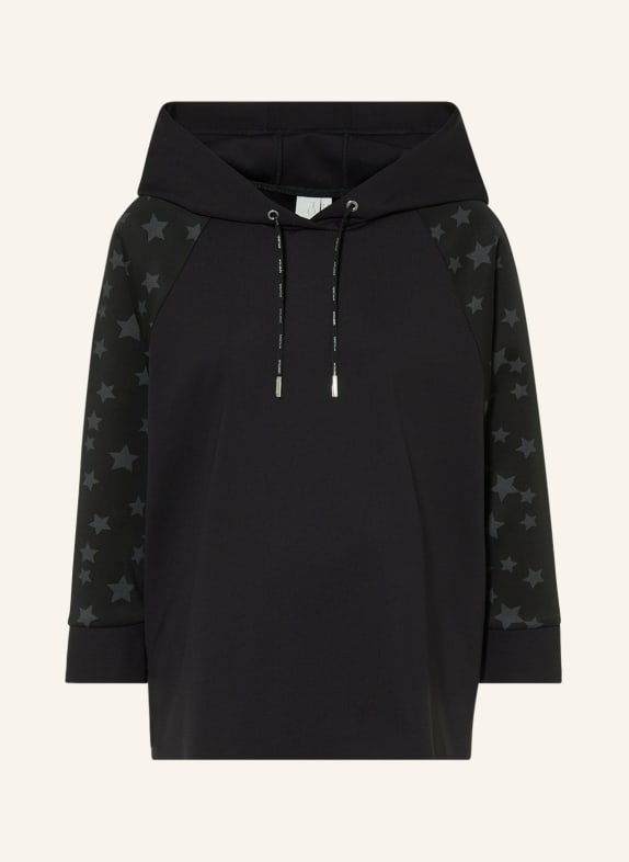 ULLI EHRLICH SPORTALM Sweatshirt mit 3/4-Arm SCHWARZ