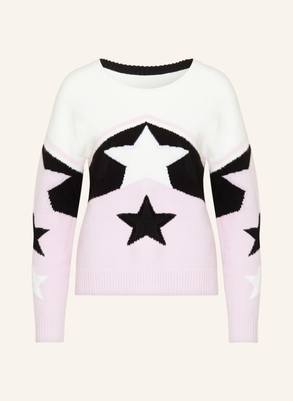 ULLI EHRLICH SPORTALM Pullover CREME/ SCHWARZ/ HELLROSA