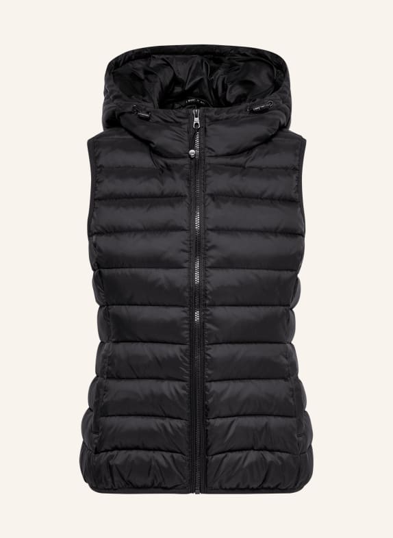 ONLY Quilted vest BLACK