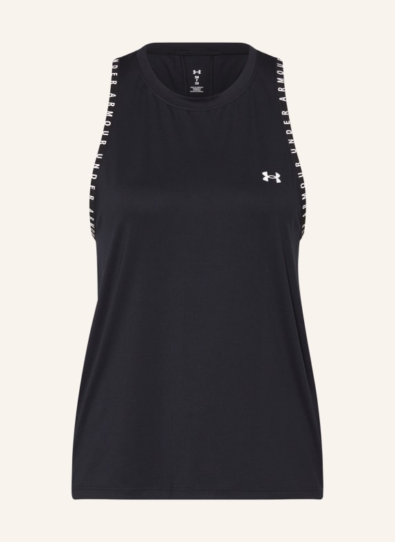 UNDER ARMOUR Tílko KNOCKOUT ČERNÁ