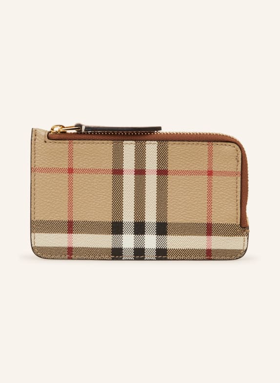 BURBERRY Card case SOMERSET with coin compartment