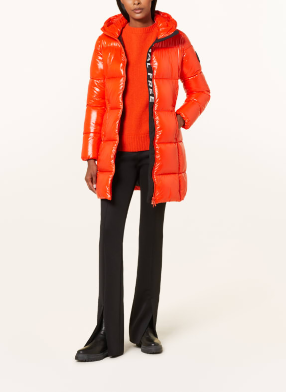 SAVE THE DUCK Quilted coat LUCK INES RED
