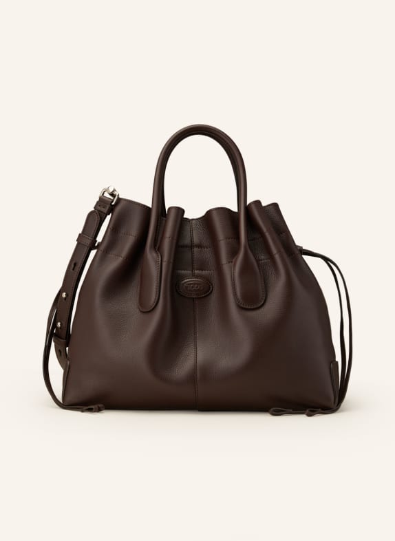 TOD'S Handbag DI SMALL DARK BROWN