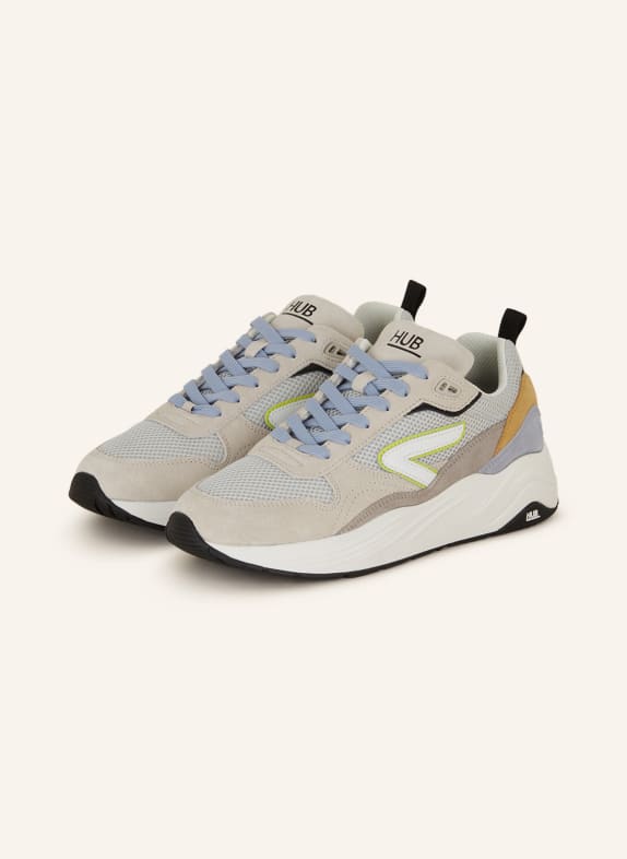HUB Sneaker GLIDE TAUPE/ MINT/ WEISS