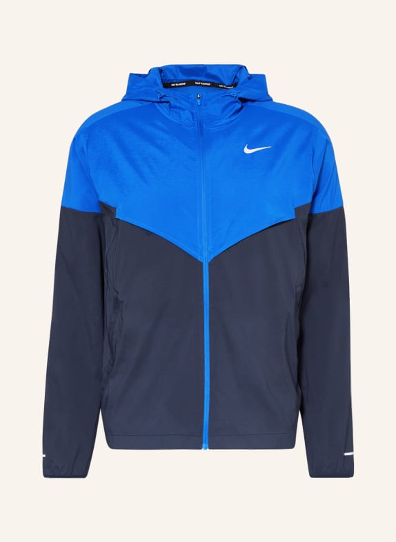 Nike Běžecká bunda WINDRUNNER TMAVĚ MODRÁ/ MODRÁ