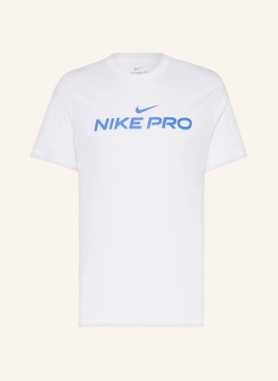 Nike T-Shirt PRO DRI-FIT WEISS/ BLAU/ LILA