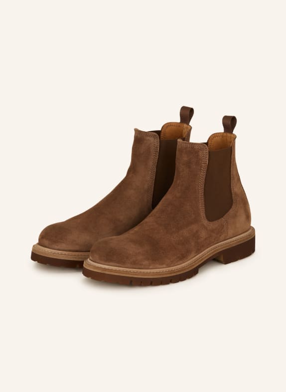 OFFICINE CREATIVE Chelsea boots BOSS/004 BROWN
