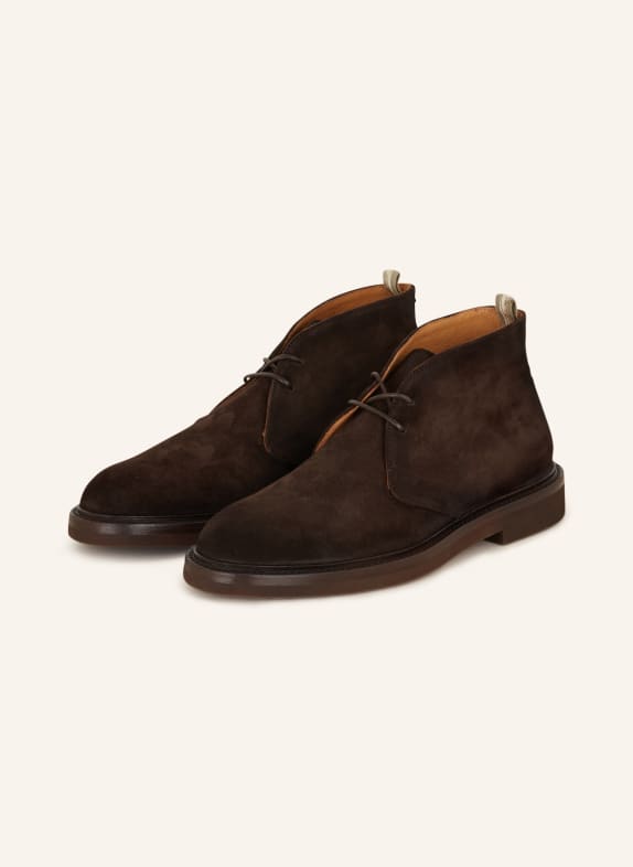 OFFICINE CREATIVE Lace-up boots FLEXI/004 DARK BROWN
