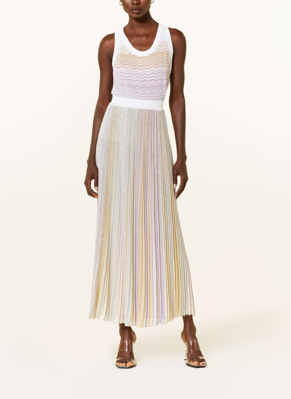 MISSONI Knit skirt with glitter thread and sequins