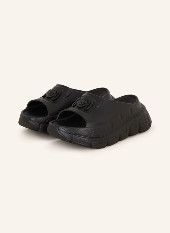 VERSACE Slides BLACK