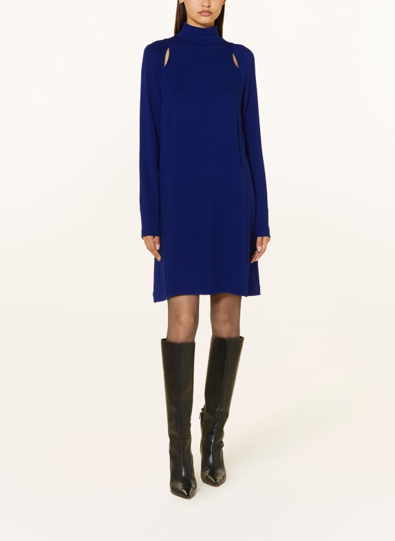 RIANI Jersey dress with cut-outs BLUE