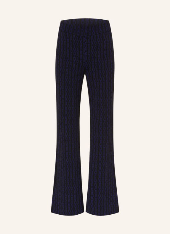 RIANI Knit trousers BLACK/ BLUE