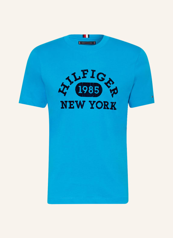 TOMMY HILFIGER T-Shirt BLAU/ DUNKELBLAU